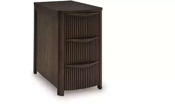 camdill black chair side end table by ashley