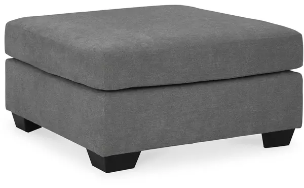 highland falls gray oversized accent ottoman by ashley