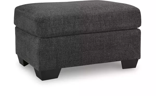 loreo ebony ottoman by ashley