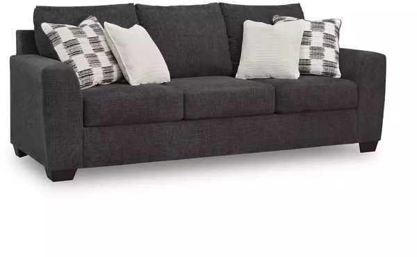 loreo ebony sofa by ashley