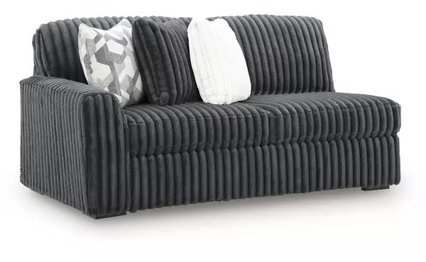 midnight-madness gunmetal laf sofa by ashley