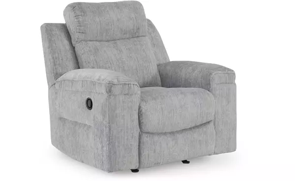 buntington pewter rocker recliner by ashley