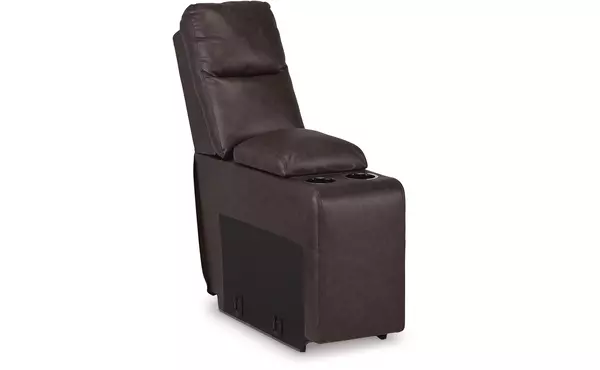 punch up walnut console with storage by ashley