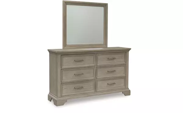 vallardia light grayish brown bedroom mirror by ashley