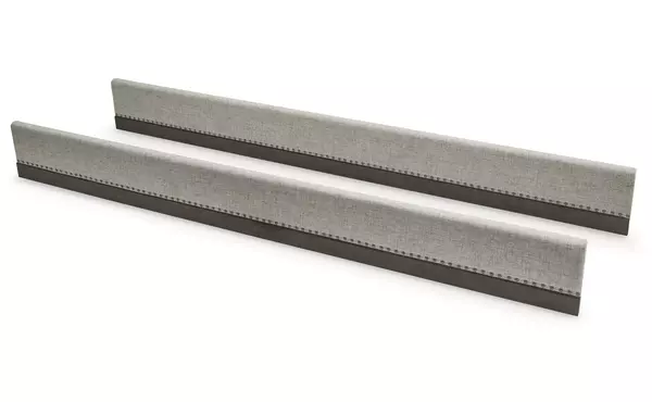 hillcott dark brown queen/king uph rails by ashley