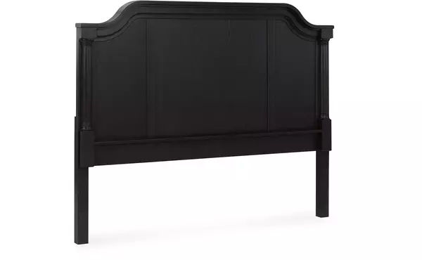 welltern black king/cal king panel headboard by ashley