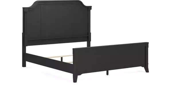 welltern black cal king panel rails by ashley