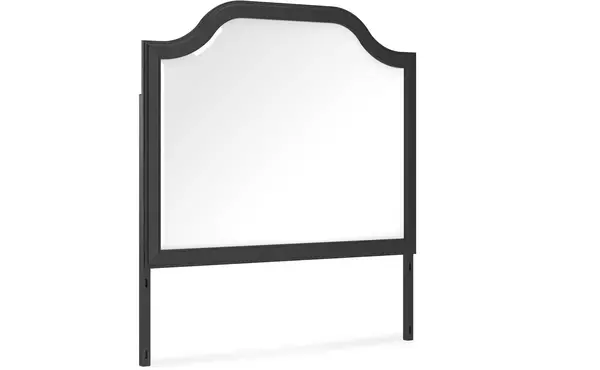 welltern black bedroom mirror by ashley