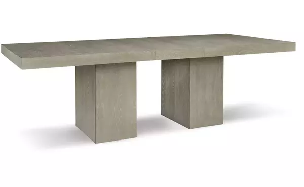 fawnburg gray rect dining room ext table by ashley