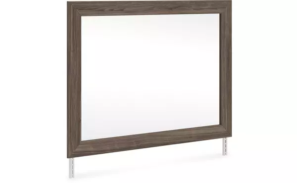 kendanport white/brown bedroom mirror by ashley