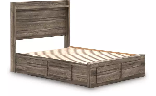 elbrim brown full storage footboard by ashley