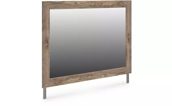rusticott brown bedroom mirror by ashley