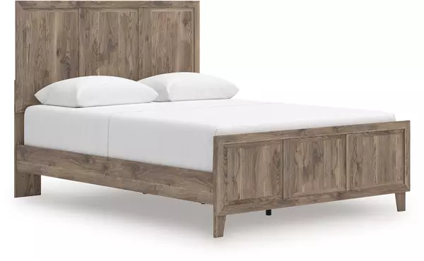 rusticott brown queen panel footboard by ashley