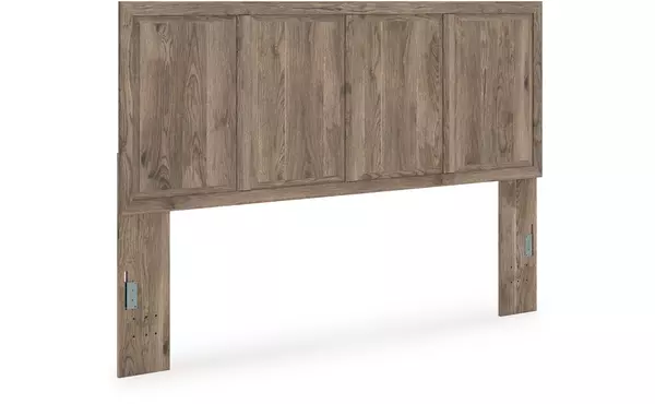 rusticott brown king panel headboard by ashley
