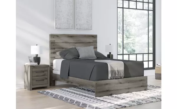 graystorm brown gray queen panel hdbd/ftbd by ashley