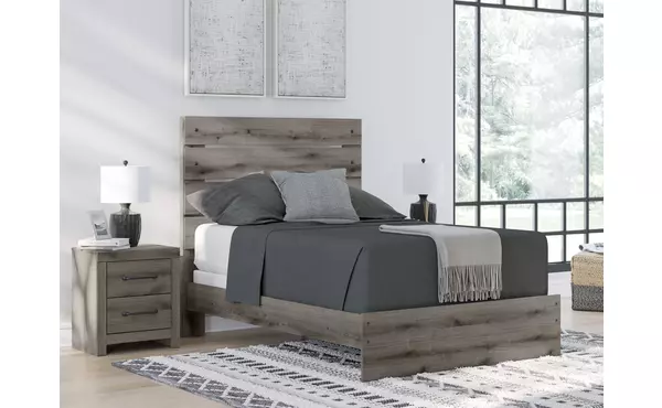 graystorm brown gray full panel rails by ashley