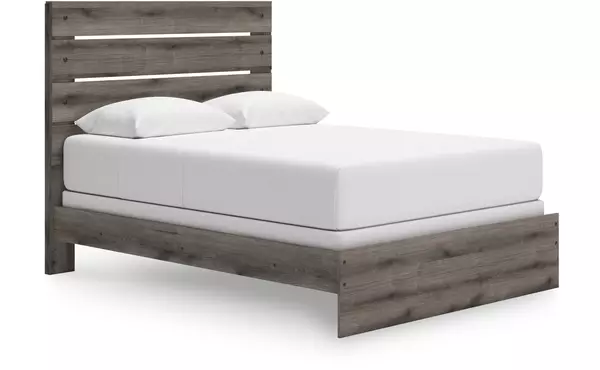 graystorm brown gray queen panel rails by ashley