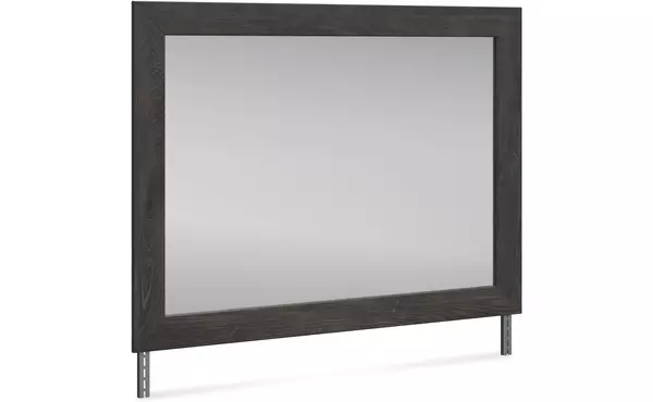 fraluna charcoal bedroom mirror by ashley