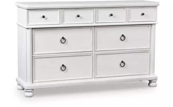 rowlenstown antique white dresser by ashley