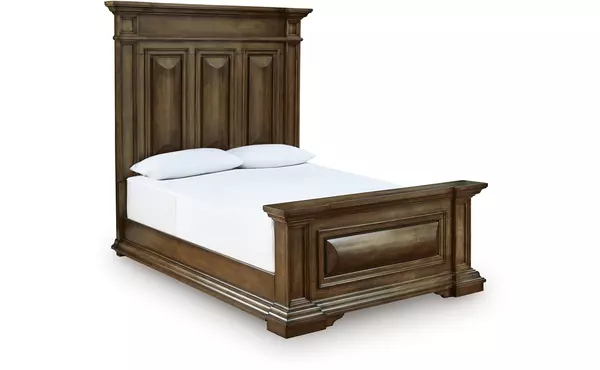 frantanna brown queen panel headboard by ashley