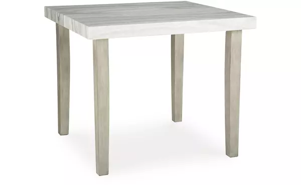 larawyn bisque square drm counter table by ashley