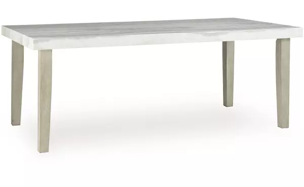 larawyn bisque rectangular dining room table by ashley