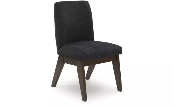 dilenno dark brown dining uph side chair (2/cn) by ashley