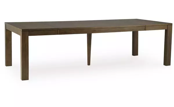 marxmore brown rect drm butterfly ext table by ashley