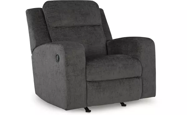 kanlow dusk rocker recliner by ashley
