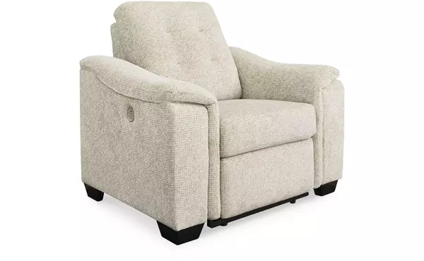beaconfield sandstone zero wall power wide recliner by ashley