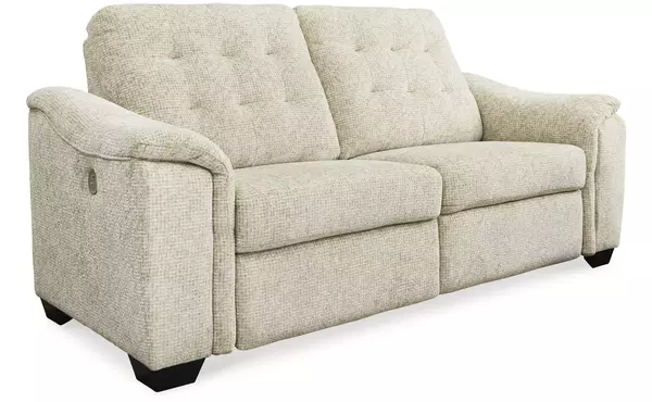 beaconfield sandstone 2 seat reclining power sofa by ashley