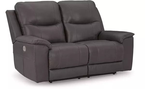 dearview fog pwr rec loveseat/adj headrest by ashley