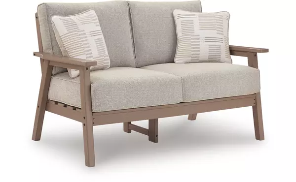 grover beach driftwood loveseat w/cushion by ashley