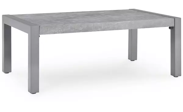 hurley park gray rectangular cocktail table by ashley