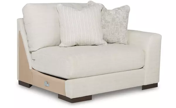 lyndeboro natural raf corner chair by ashley