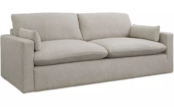 refined sand sofa by ashley
