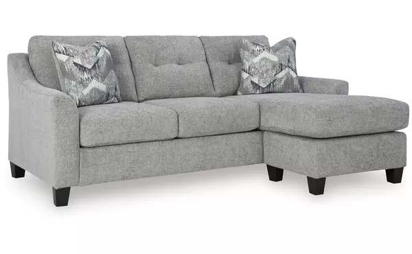 keenelynn nickel sofa chaise by ashley