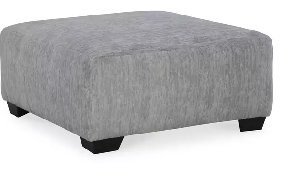 pembrey pewter oversized accent ottoman by ashley