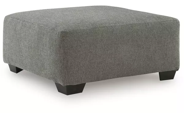 clarington greystone oversized accent ottoman by ashley