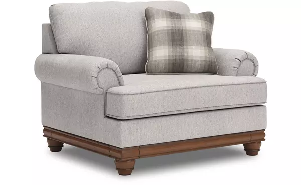 clearbrooke sandstone chair and a half by ashley