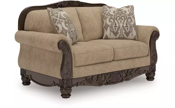 chelsworth golden loveseat by ashley