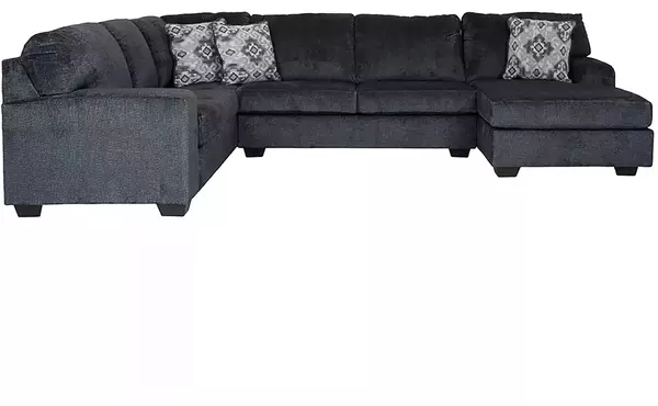 keeler graystone raf corner chaise by ashley