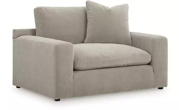 maxton heights pebble chair and a half by ashley
