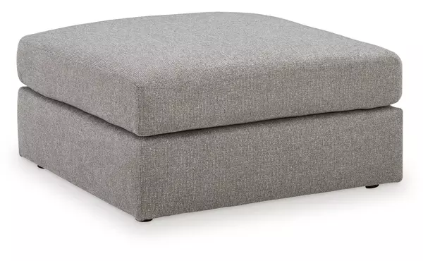 lindon smoke oversized accent ottoman by ashley