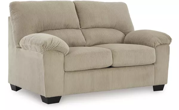 simplejoy sand armless loveseat by ashley