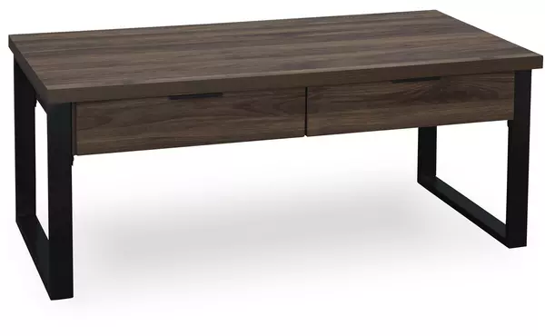 wickman falls dark brown rectangular cocktail table by ashley