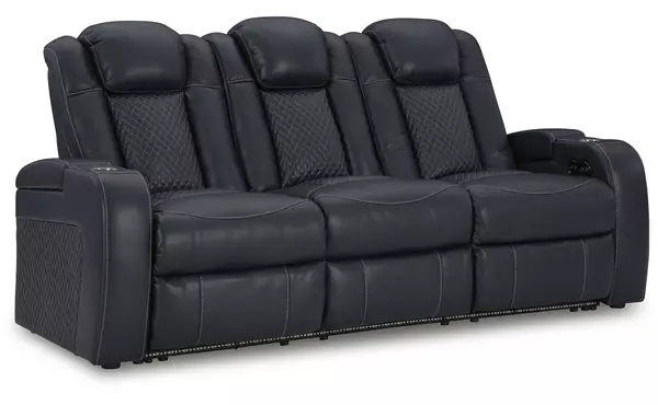 pwr rec sofa with adj headrest by ashley