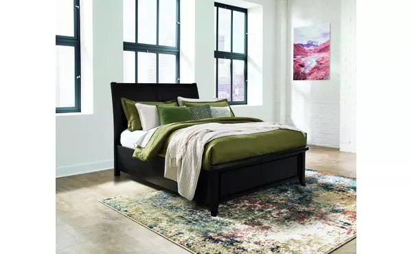 queen sleigh headboard by ashley