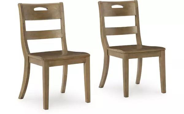 dining room side chair (2/cn) by ashley