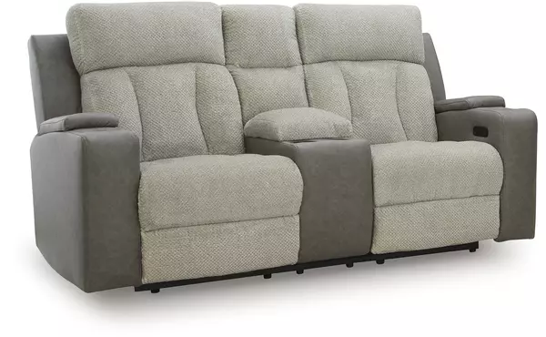 pwr rec loveseat/con/adj hdrst by ashley